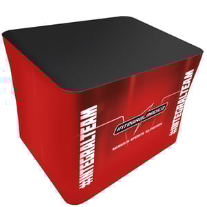 Mesa Portátil Tampo e Base em MDF, Estrutura em Alumínio, Mídia em Tecido Helanca 80x100x80cm 4x0   