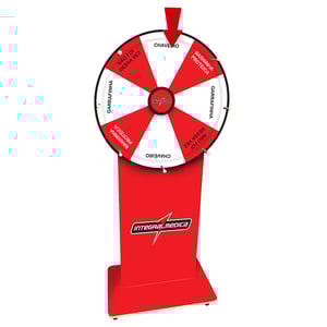 Roleta MDF Pro Base, Corpo e Estrutura em MDF, Mídia em PS Adesivado, Pinos da Roleta em Alumínio 90x180x55cm 4x0   