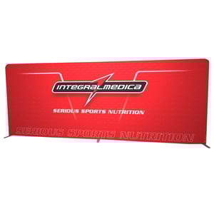 Painel Texwave 600x230cm Estrutura em Alumínio, Tecido Oxford 600x230cm 4x0   