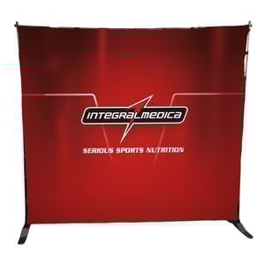 Painel Wall-One Estrutura em Alumínio, Tecido Oxford Tamanho Variável 4x0   