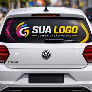 Adesivo Perfurado Para Carro| Vidro Traseiro Vinil Perfurado Premium Medida Personalizável Cores  Impressão Eco Solvente 