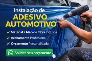 INSTALAÇÃO ADESIVO AUTOMOTIVO Material + Mão de obra     Solicite um orçamento