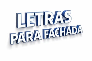 Letras Para Fachadas Comerciais XPS Personalizado   20 mm Solicite um orçamento