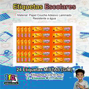 ETIQUETA ESCOLAR