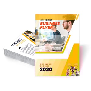 Flyers / Folhetos Couchê 115g 10x14cm 4x4 Sem verniz Corte Reto 