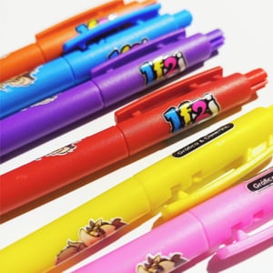 Caneta Personalizada Plástico Branco  1 Cor   