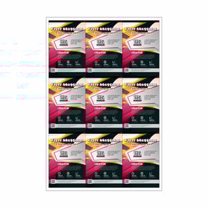 Adesivo Couche brilho Corte Reto couche brilho 200x300 4x0 Brilho Corte Reto 