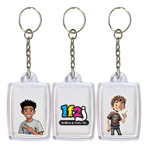 Chaveiro Básico Personalizado      Gravação à laser