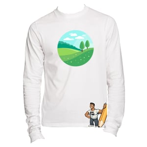 Camiseta Manga Longa Personalizada Tecido Algodão Estampa Colorida A4 4x4 Sublimação  