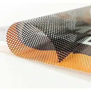 Vinil Adesivo 0.08  4x0 PERFURADO  