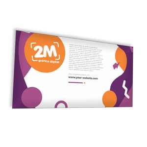 Lona Impressa s/ acabamento 380gm²  4x0   