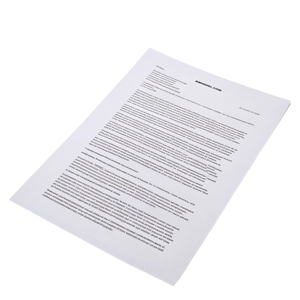 Impressão A4 PB (preto) Papel sulfite 75gm² A4 (21x29,7cm) 1x0   Impressão laser com margens (ver gabarito)