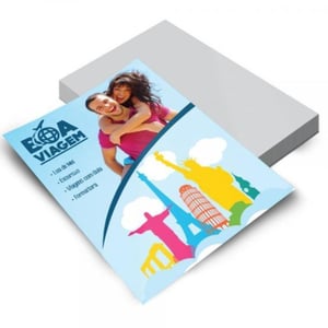 Folder Couchê 10X14 4X0 2500UNID - PROMO Couchê 115G Medida 10X14 4x0   