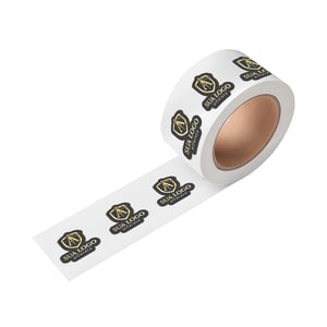 Adesivo Bobina Couché Cola Acrílica Papel Couché Sob Medida 4x0 Brilho Com Recorte 