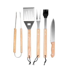 Kit Churrasco 5 Peças - Premium Personalizado