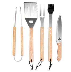 Kit Churrasco 5 Peças - Premium Personalizado