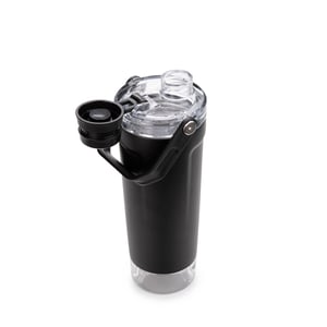 COQUETELEIRA TÉRMICA 650ML - personalizada Parte externa em inox 201,  camada interna em inox 304  Gravação a laser pintura eletrostática.  marcação de volume.