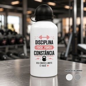 Squeeze Tampa Bolinha - 500ml Personalizada Alumínio     