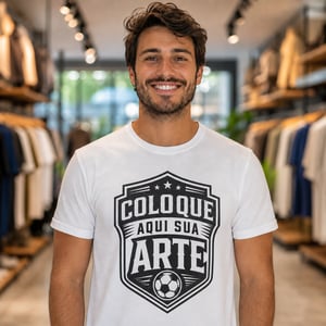Camisetas Personalizadas Poliester Poliéster   Branca Sublimação 