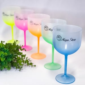Taça de Gin Acrilico Diversas Cores  Diversas Cores   30 unidades