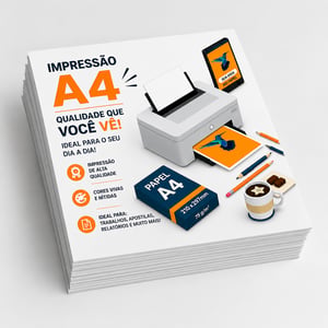 Folha Impressão Jato de Tinta A4