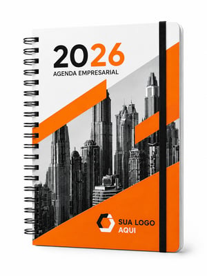 Agenda A5 Personalizada     Capa dura, Wireo ou Epiral 