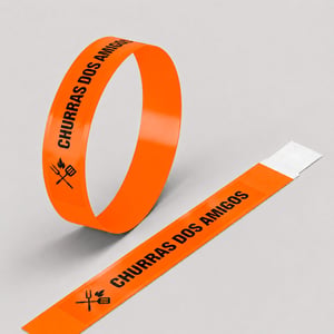Pulseira de Identificação Personalizada Multicor