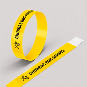 Pulseira de Identificação Personalizada Multicor