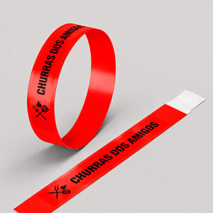 Pulseira de Identificação Personalizada Multicor