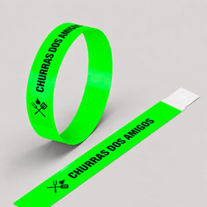 Pulseira de Identificação Personalizada Multicor