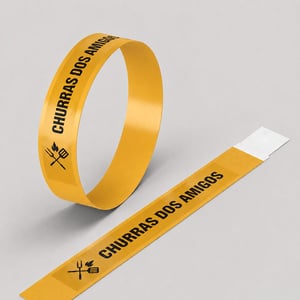 Pulseira de Identificação Personalizada Multicor