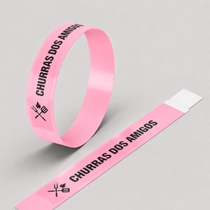 Pulseira de Identificação Personalizada Multicor