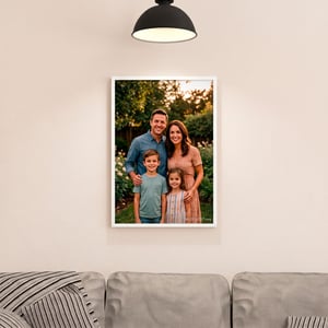 Quadro com moldura A4