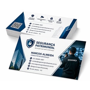 Cartão de visita Brilho Couchê 300g 8,8 x 4,8cm 4x0, 4x1, 4x4 Laminação Total Brilho Corte Reto 