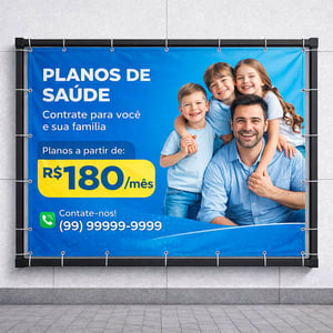 Lona personalizada m² Lona 380g m² 4x0 Fosca Sem ou com Ilhós 