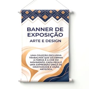 Banner tamanho padrão Lona 380g 40 x 60, 60 x 90 , 90 x 120 ou 100 x 150 4x0 Fosca cano e corda 