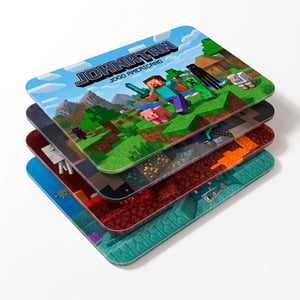 Jogo Americano PetG PetG 07mm 20 x 33 ou 25 x 40cm 4x0 cores Blindagem canto redondo 