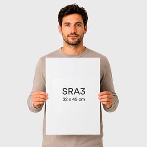 Cartaz Couchê personalizado couchê 115g 170g ou 300g SRA3 32 x 45 cm 4x0 ou 4x0 fosco  