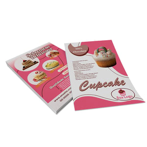 Flyers / Folhetos Couchê 90g 20x28cm 4x4 Sem Verniz  + 500