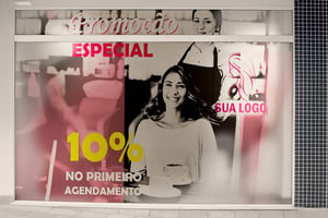 ADESIVO Adesivo Vinil Transparente Jateado  4x0 m²   