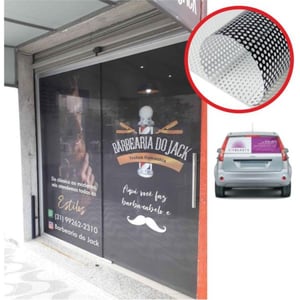 Adesivo Vinil Perfurado