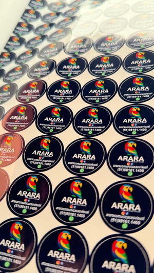 Adesivo em Vinil Ritrama Brilho com semi-corte