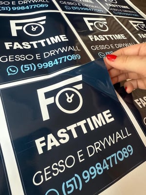 Adesivo em Vinil Ritrama Brilho com semi-corte