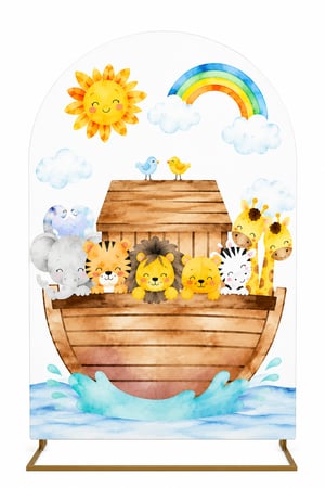 Painel de festa arco romano Helanca 100x200    