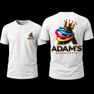 Camiseta Personalizada - Estampa Localizada Tecido Poliéster Estampa Colorida A4  Sublimação  