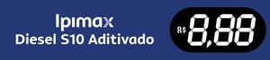 Faixa Ipimax Diesel S10 Aditivado Lona Front 440g 490x110cm 4x0  Bainha e Túnel 