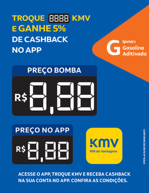BA KMV Ipimax Gasolina Aditivada Vinil 0.10mm Aplicado em Poliondas 3mm 100x130cm 4x0  Corte Reto 