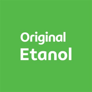 Adesivo Etiqueta Original Etanol Vinil 0.10mm 5x5cm 4x0 Laminação Fosca Corte Reto 