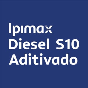Adesivo Etiqueta Ipimax Diesel S10 Aditivado Vinil 0.10mm 5x5cm 4x0 Laminação Fosca Corte Reto 
