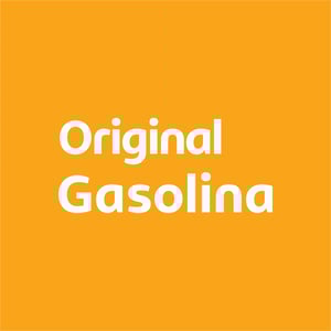 Adesivo Etiqueta Original Gasolina Vinil 0.10mm 5x5cm 4x0 Laminação Fosca Corte Reto 
